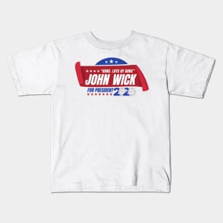 John Wick For President Kids T-Shirt